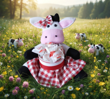 Handgemachte Tierfigur Kuh – Originelles Geschenk & Dekoration